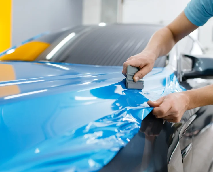 car-wrapping-mechanic-with-squeegee-installs-film-2024-12-05-05-19-40-utc